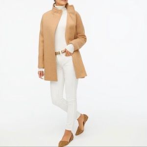 J Crew City Coat, Size 8, Camel, NWT